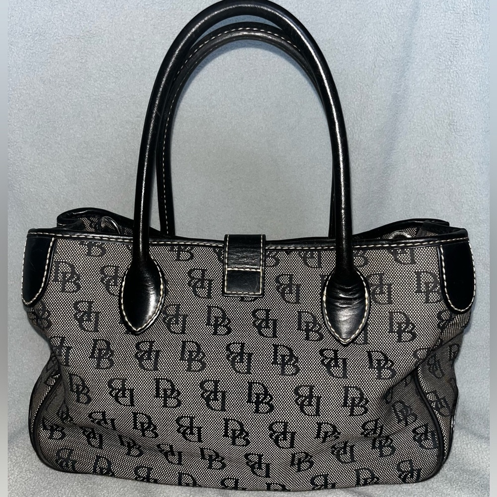 Dooney & Bourke Signature Db Logo Double Long Han… - image 2